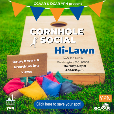 Cornhole Social photo poster